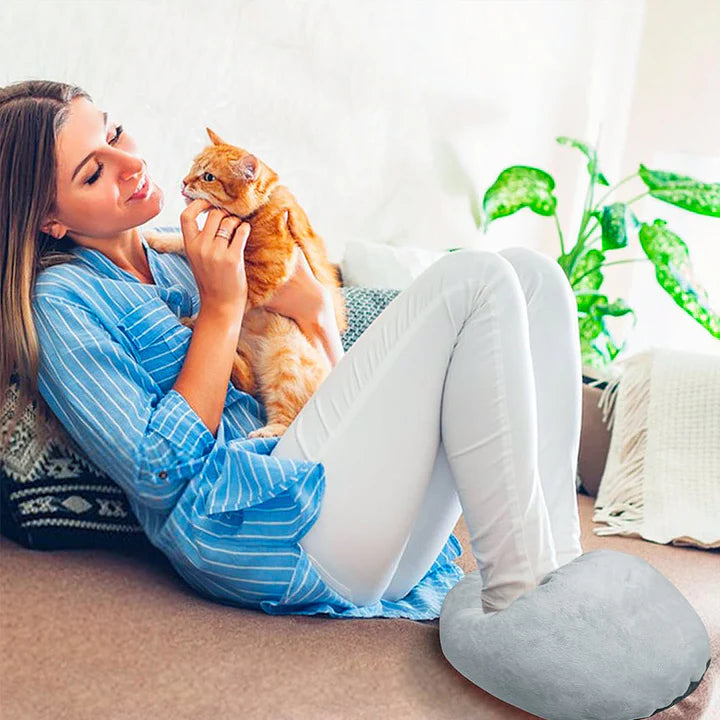 Warmtewereld™ Elektrische voetenwarmer XL met instelbare warmte en wasbare voering