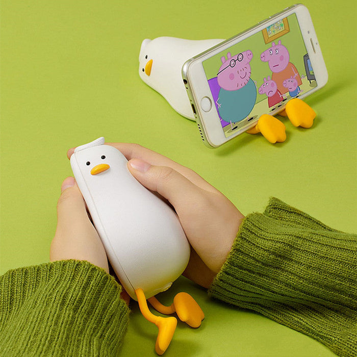 Warmtewereld™ Mini handwarmer met 4000 mAh powerbank en telefoonstandaard