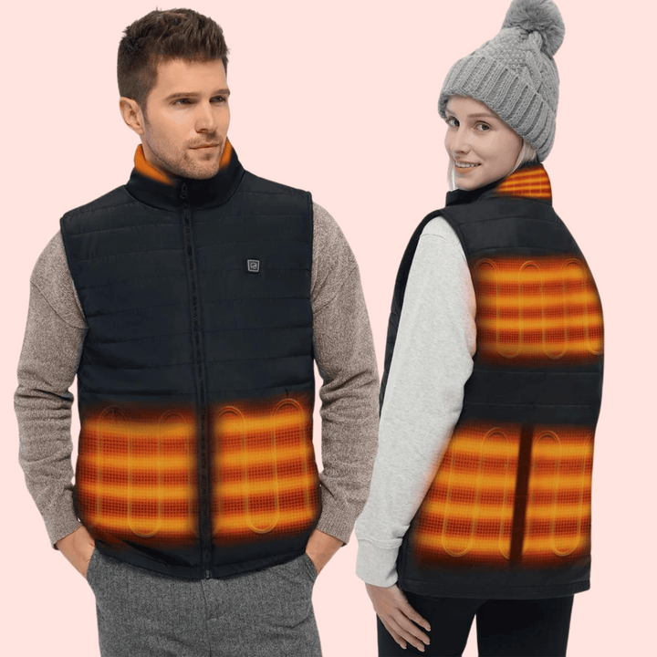 Warmtewereld™ Lichte verwarmde bodywarmer die binnen 30 seconden warm is