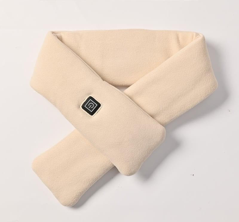 Verwarmde fleece sjaal om de nek