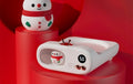 Bekerwarmer in tv-vorm met figuurtje
