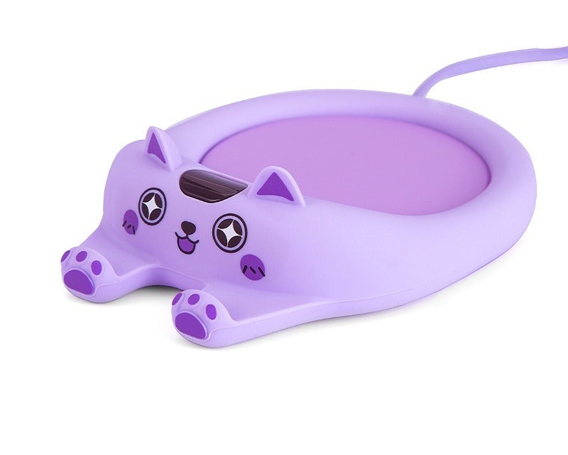 Kopwarmer in kattenvorm met mok