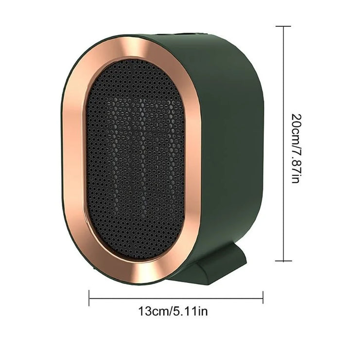 Warmtewereld™ Compacte draagbare kachel voor kantoor, werkplaats en studie