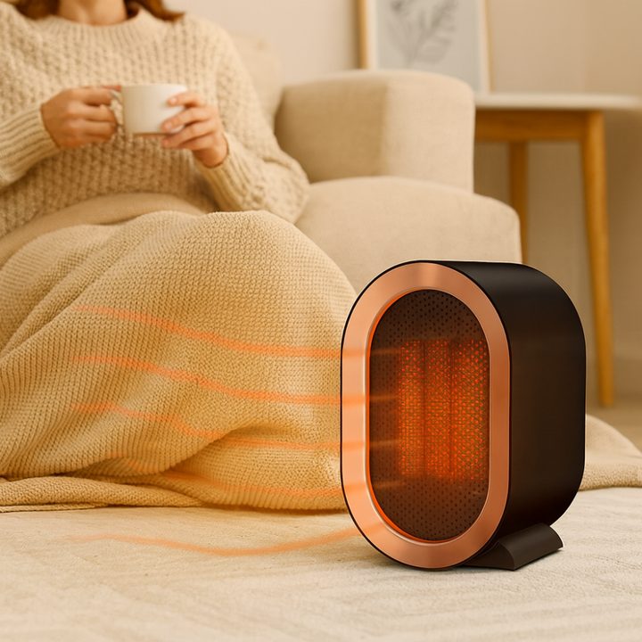 Warmtewereld™ Keramische ventilatorkachel 1200W met timer