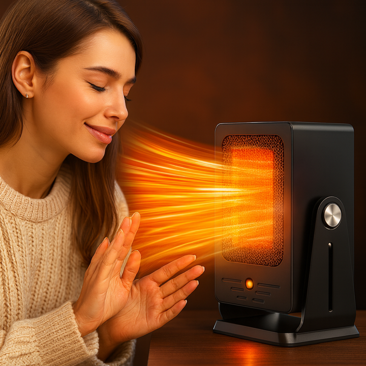 Warmtewereld™ Keramische kachel 900W met instelbare thermostaat