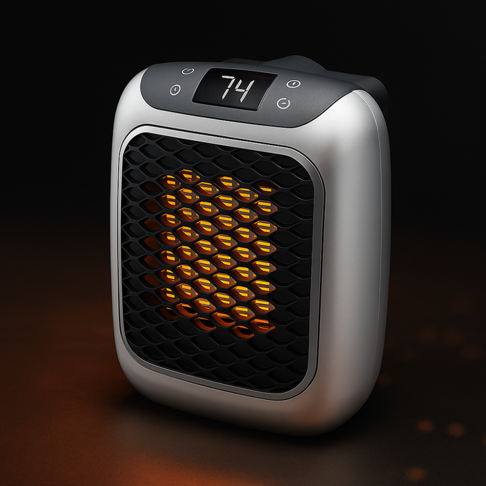 Warmtewereld™ Zuinige kachel 800W met kantelbeveiliging, maar 1,2 kg