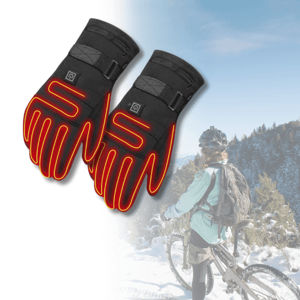 Warmtewereld™ Waterdichte verwarmde handschoenen met touchscreenfunctie