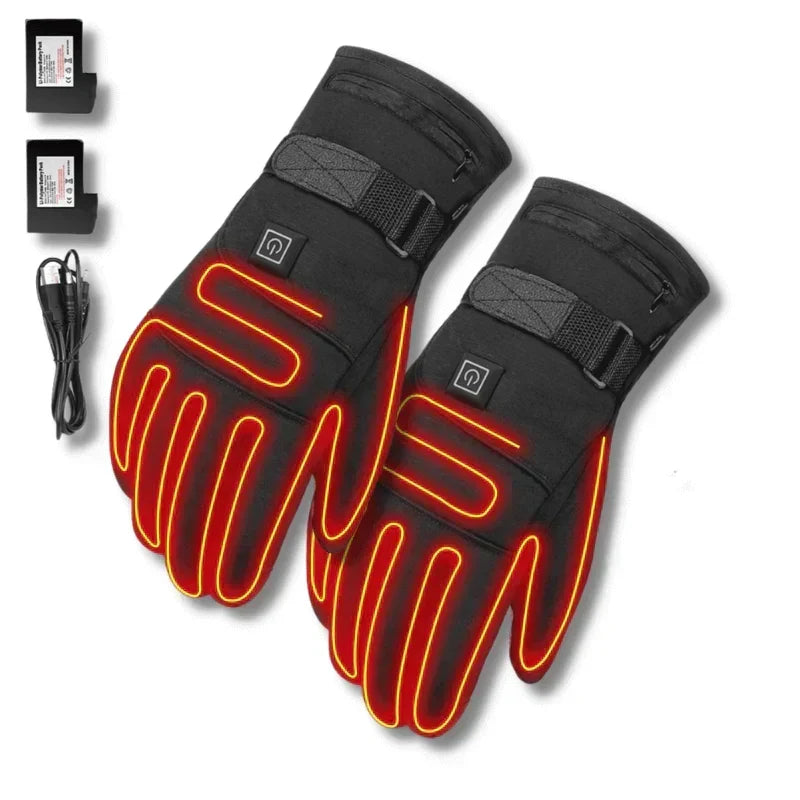 Warmtewereld™ Waterdichte verwarmde handschoenen met touchscreenfunctie