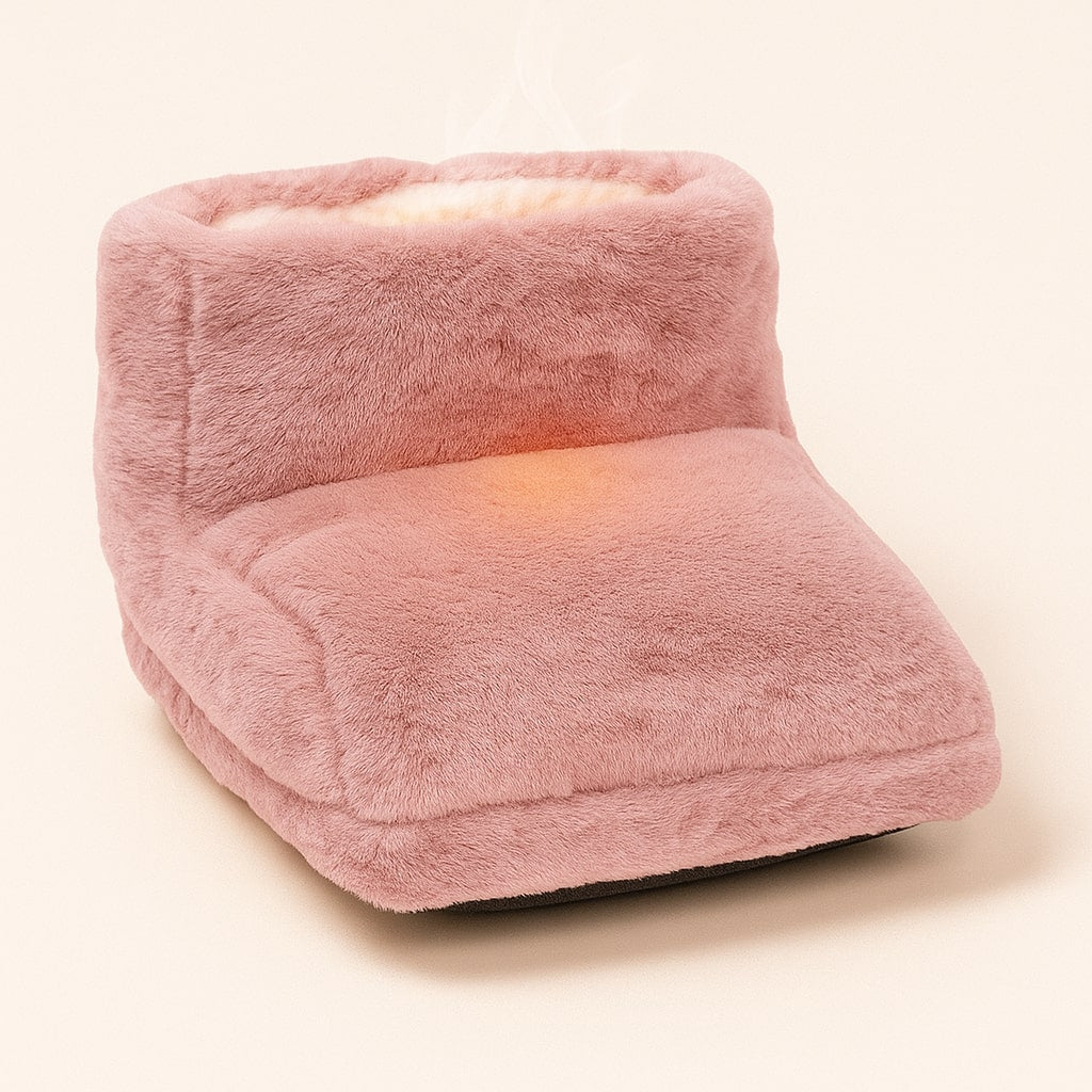 Warmtewereld™ Elektrische voetenwarmer met USB en zacht fleece, 3 standen