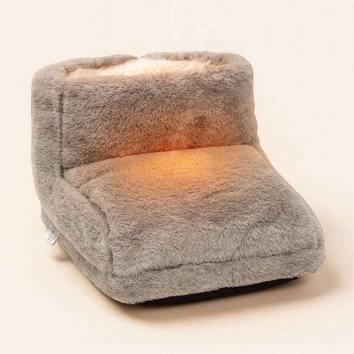 Warmtewereld™ Elektrische voetenwarmer met USB en zacht fleece, 3 standen