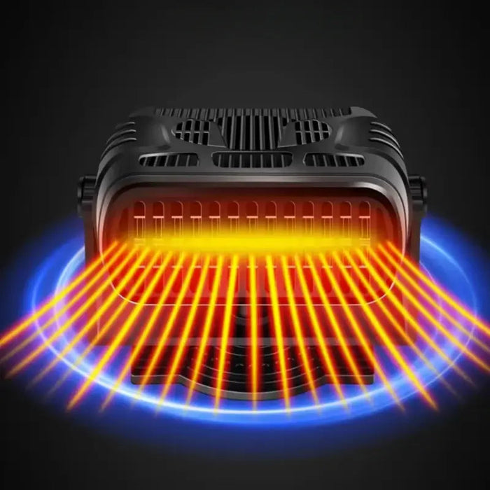 Warmtewereld™ Draagbare 12V autokachel met koelfunctie en draaibare houder