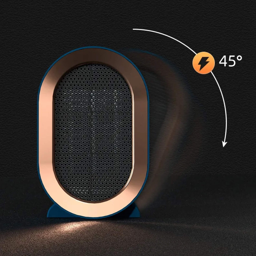 Warmtewereld™ Keramische ventilatorkachel met twee standen, stil onder 36 dB