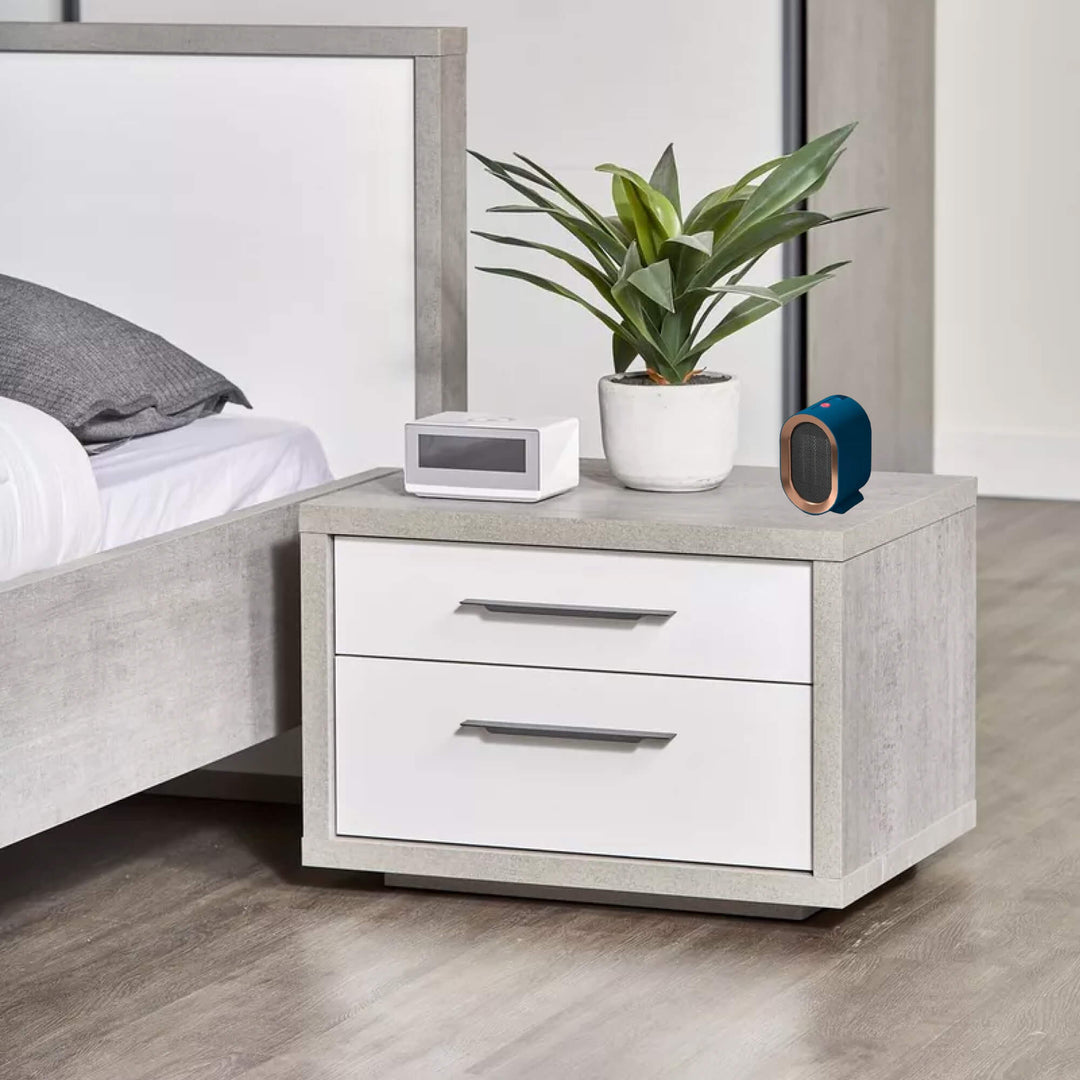 Warmtewereld™ Keramische ventilatorkachel met twee standen, stil onder 36 dB
