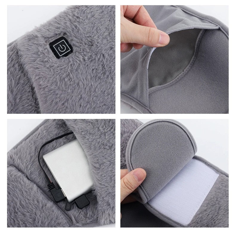 Warmtewereld™ USB-warmteriem voor buik en handen met drie standen