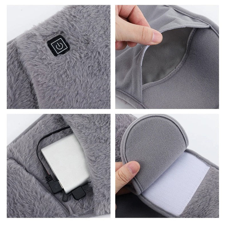 Warmtewereld™ USB-warmteriem voor buik en handen met drie standen