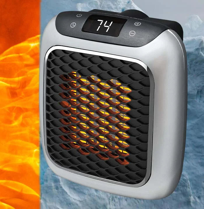 Warmtewereld™ Compacte elektrische kachel 800 W met timer