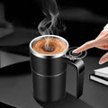 Warmtewereld™ Verwarmde reismok met automatische roerfunctie en temperatuurdisplay