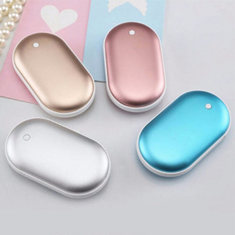 Warmtewereld™ Oplaadbare handwarmer met powerbank van 5200 mAh