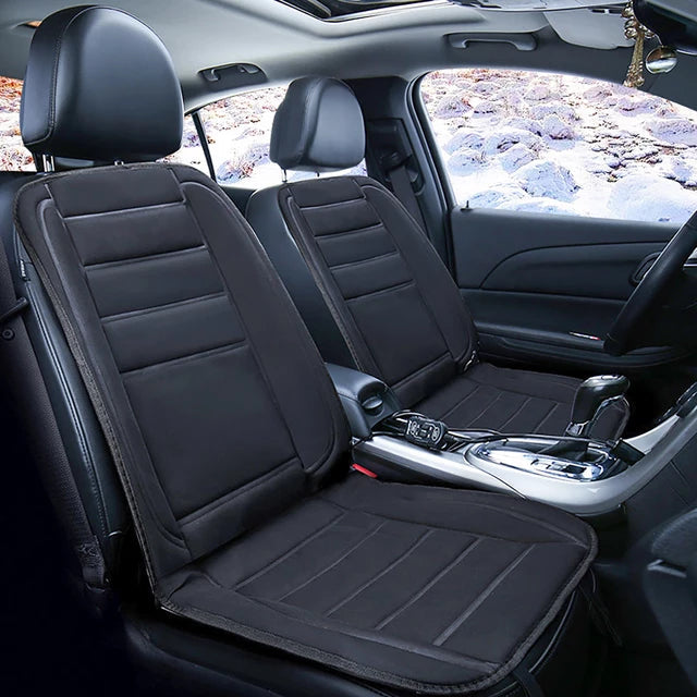 Warmtewereld™ Verwarmd stoelkussen voor de auto met rugdeel
