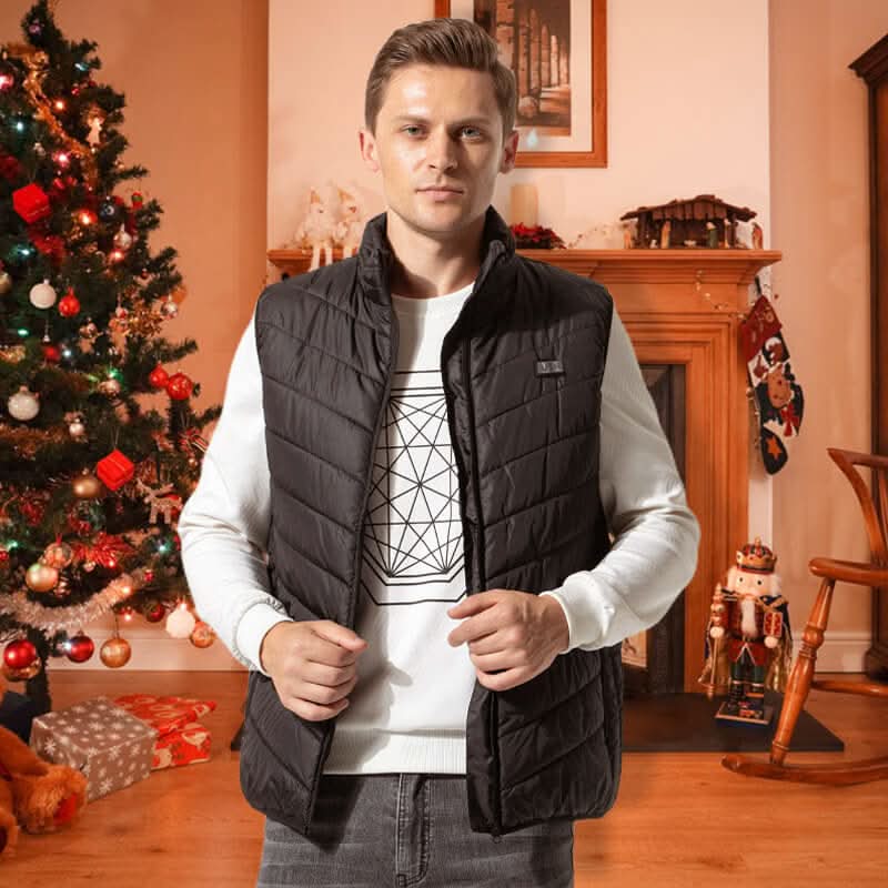 Warmtewereld™ Verwarmde bodywarmer met 13 zones en carbonvezel-verwarming