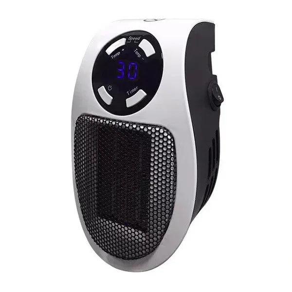 Warmtewereld™ Draagbare kachel met afstandsbediening, ledscherm en timer