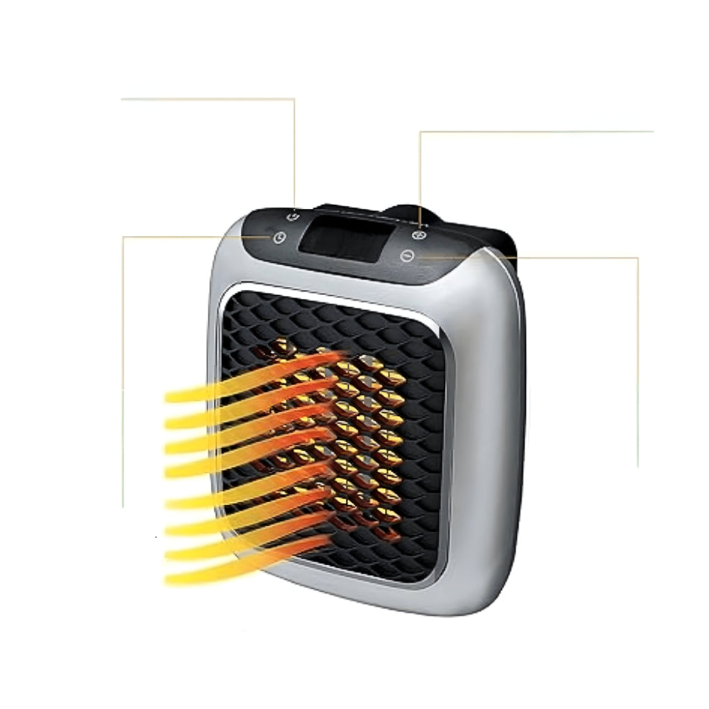 Warmtewereld™ Keramische wandkachel met thermostaat 16–32 °C