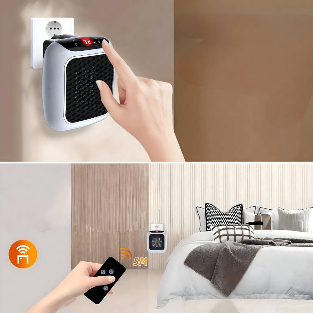 Warmtewereld™ Keramische wandkachel met thermostaat 16–32 °C