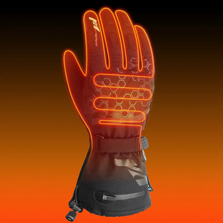 Warmtewereld™ Waterdichte verwarmde handschoenen met oplaadbare accu