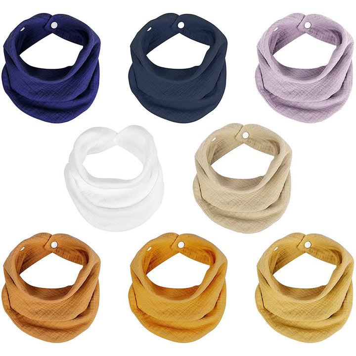 Warmtewereld™ Zachte katoenen nekwarmer met drukknopen voor een goede pasvorm