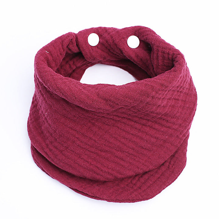 Warmtewereld™ Zachte katoenen nekwarmer met drukknopen voor een goede pasvorm