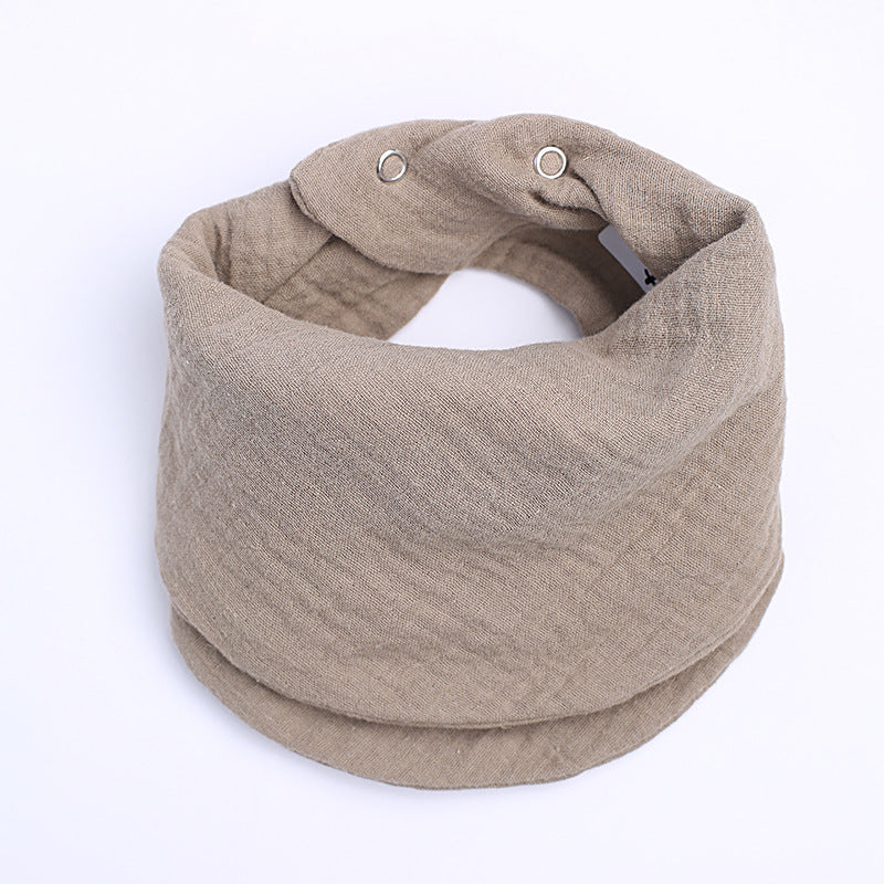 Warmtewereld™ Zachte katoenen nekwarmer met drukknopen voor een goede pasvorm