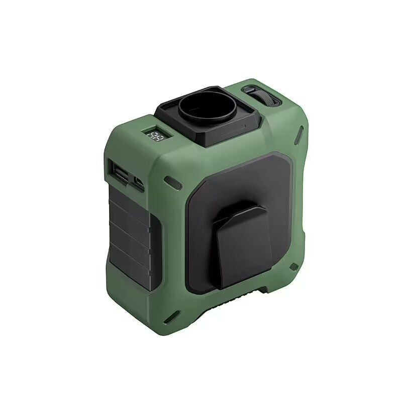 Warmtewereld™ Draagbaar mini-kacheltje met lcd-scherm en stil