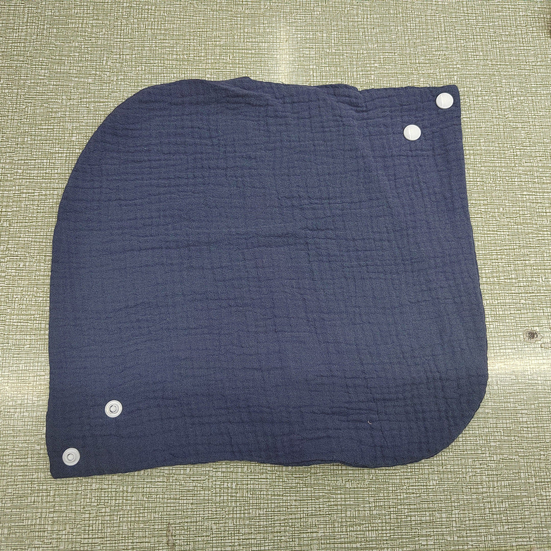 Warmtewereld™ Zachte katoenen nekwarmer met drukknopen voor een goede pasvorm
