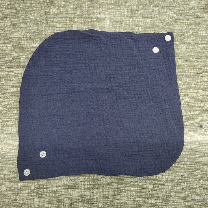 Warmtewereld™ Zachte katoenen nekwarmer met drukknopen voor een goede pasvorm