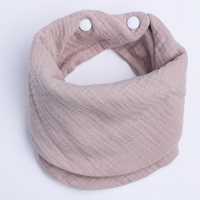 Warmtewereld™ Zachte katoenen nekwarmer met drukknopen voor een goede pasvorm