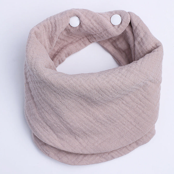 Warmtewereld™ Zachte katoenen nekwarmer met drukknopen voor een goede pasvorm