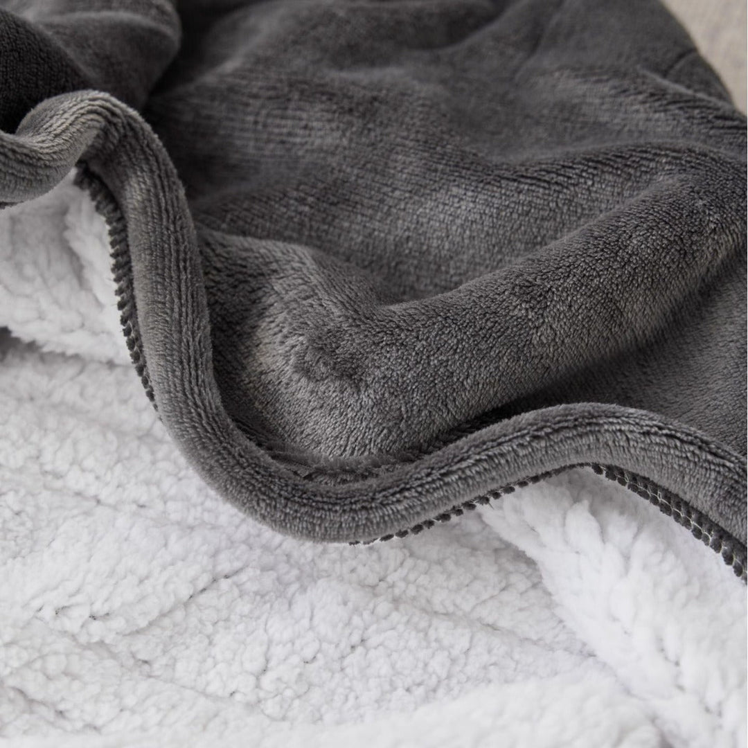 Warmtewereld™ Zachte elektrische plaid met snelle warmte en timer