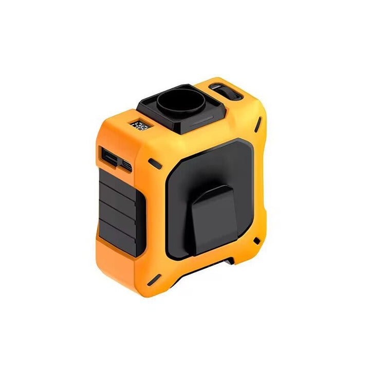 Warmtewereld™ Draagbaar mini-kacheltje met lcd-scherm en stil