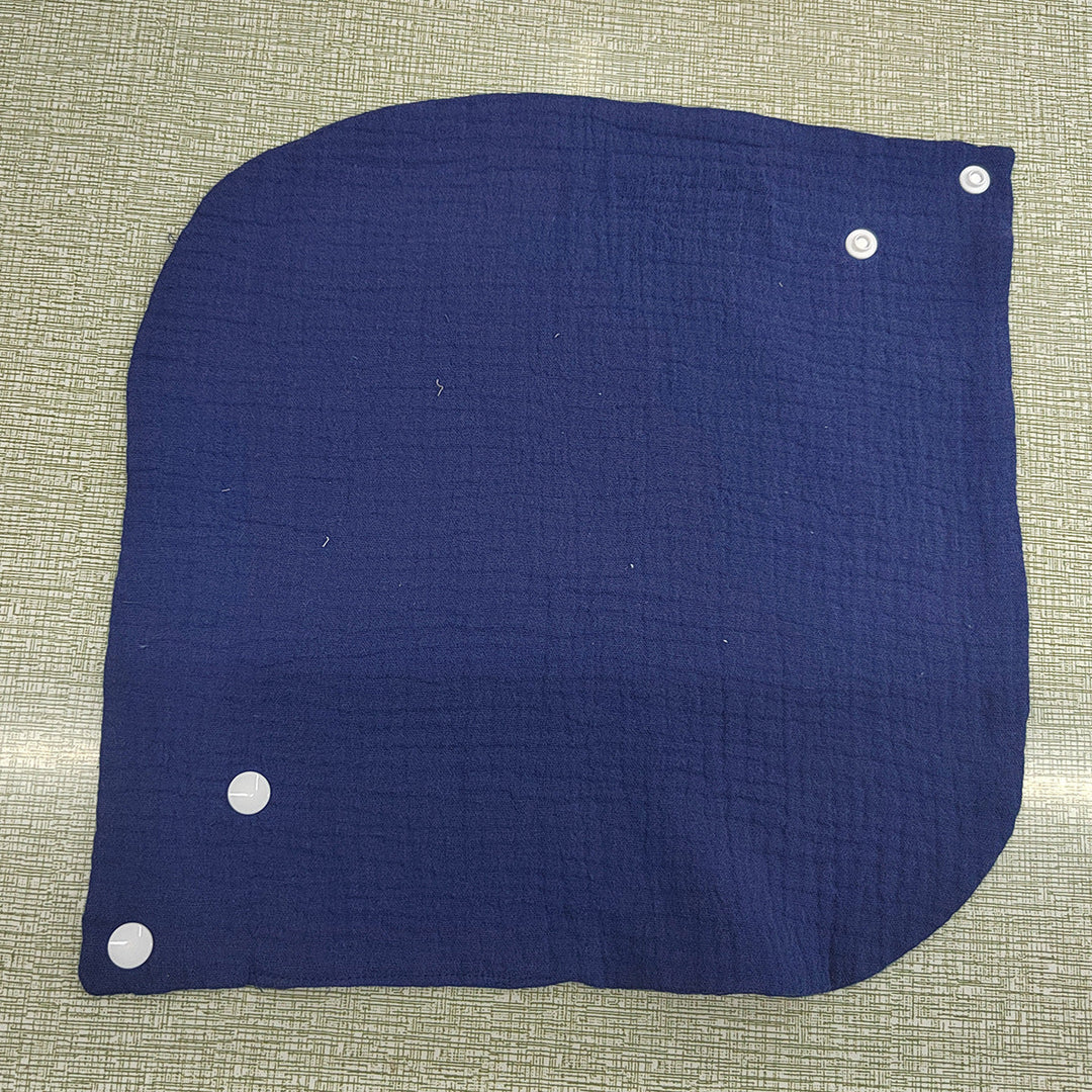 Warmtewereld™ Zachte katoenen nekwarmer met drukknopen voor een goede pasvorm