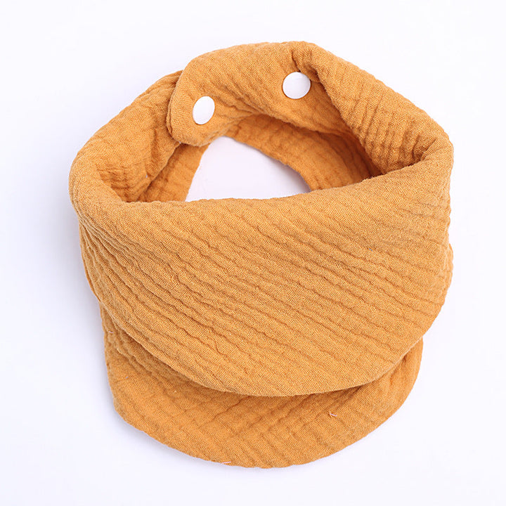 Warmtewereld™ Zachte katoenen nekwarmer met drukknopen voor een goede pasvorm
