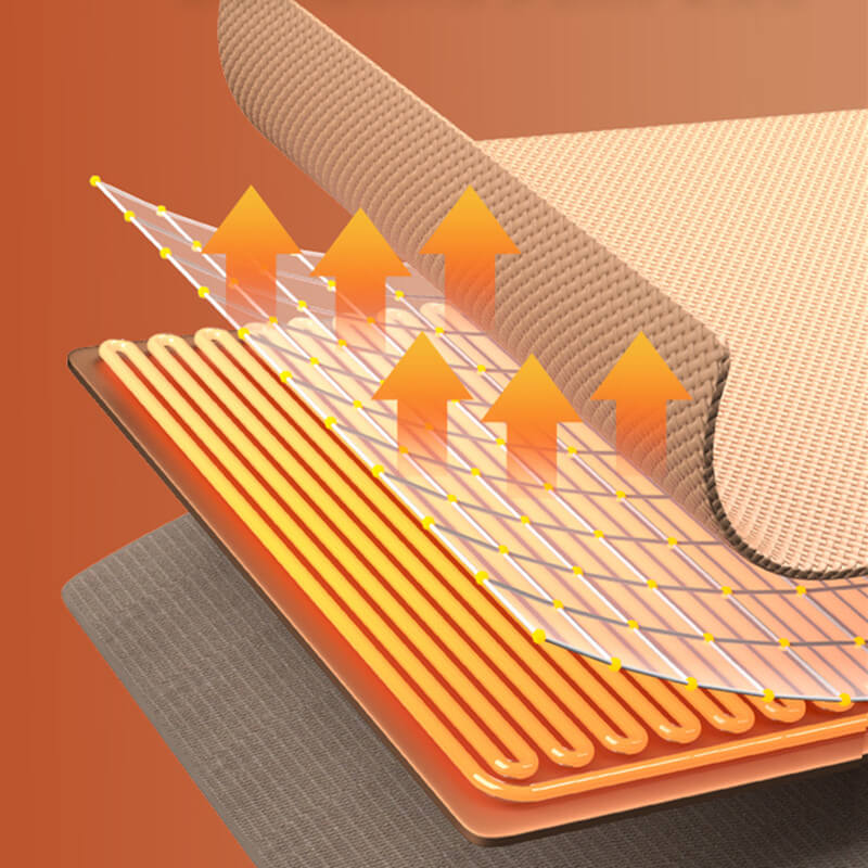 Warmtewereld™ USB-warmteplaid van wafelfleece met drie standen