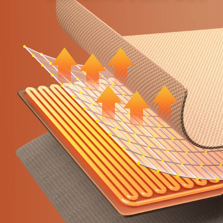 Warmtewereld™ USB-warmteplaid van wafelfleece met drie standen