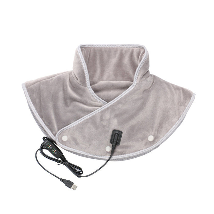 Warmtewereld™ Warmtekussen voor nek en schouders met massage via USB