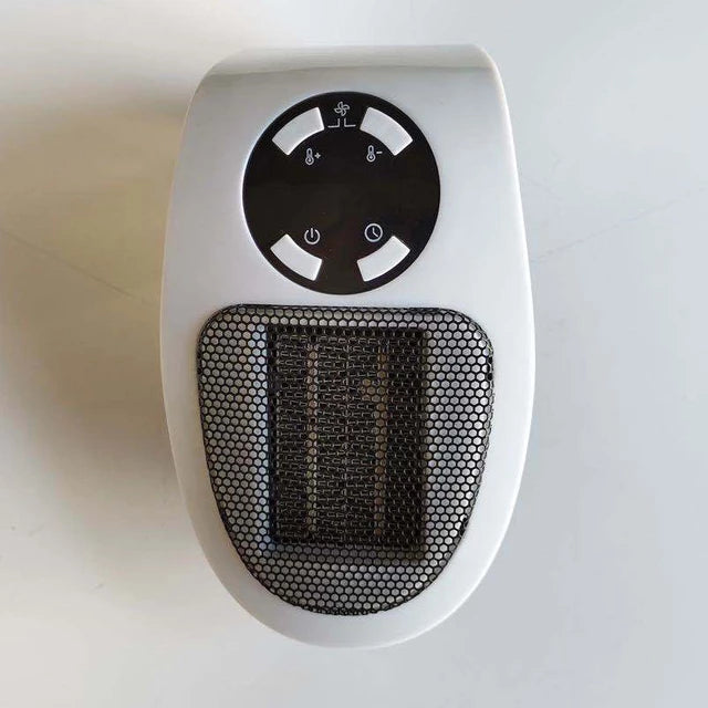 Warmtewereld™ Mini stopcontactkachel met afstandsbediening en timer