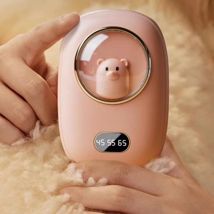 Warmtewereld™ Oplaadbare handwarmer 10000 mAh met digitaal display