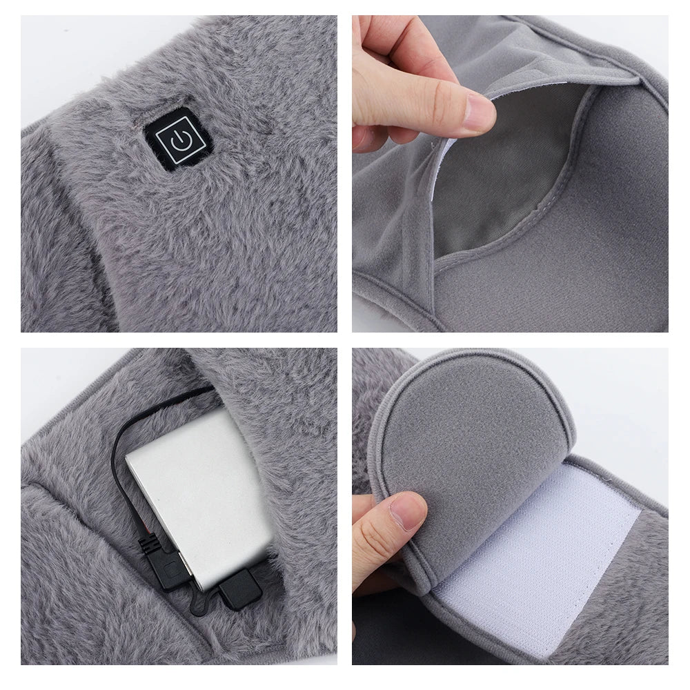 Warmtewereld™ Verwarmde buikband en handwarmer 2-in-1 via USB