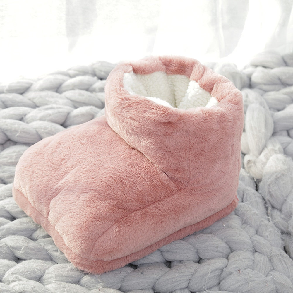 Warmtewereld™ Draadloze oplaadbare voetenwarmer van zachte fleece