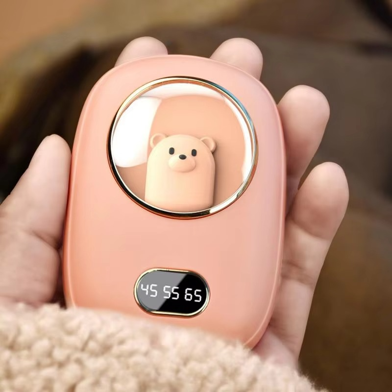 Warmtewereld™ Oplaadbare handwarmer 10000 mAh met digitaal display