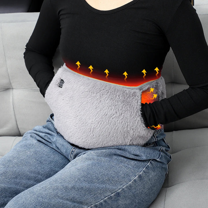 Warmtewereld™ Verwarmde buikband en handwarmer 2-in-1 via USB