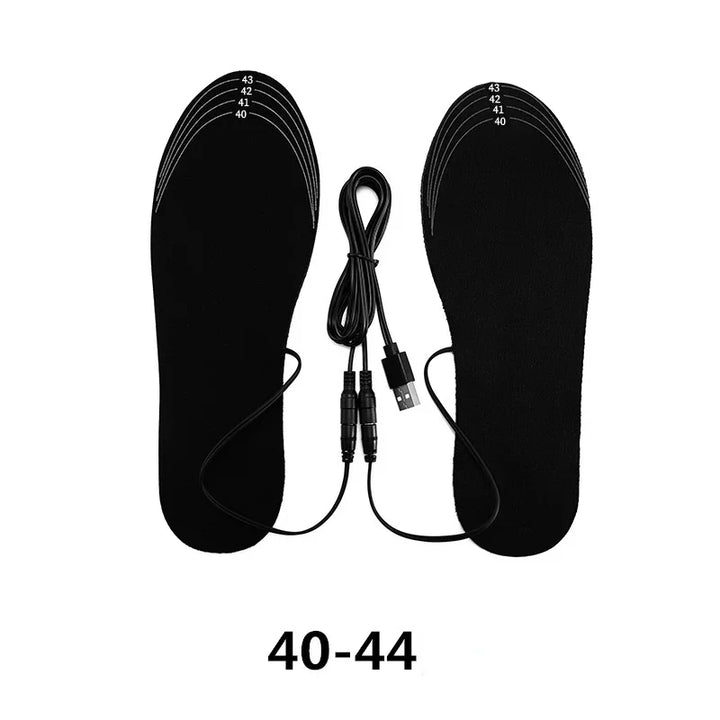 Warmtewereld™ Verwarmde inlegzolen met USB en koolstofvezelwarmte